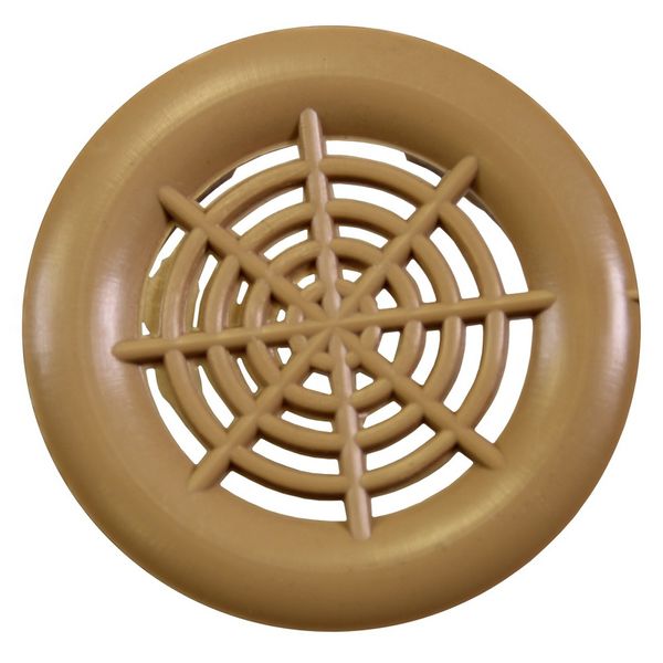 DLS Plastics, 1-1/2" Push in Vent Brown - 7087000