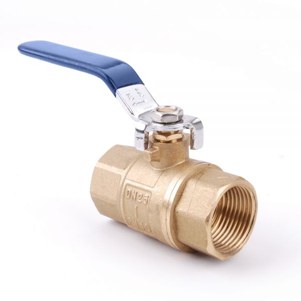 ChasNewensMarine, 1 1/4" DZR *BLUE* Brass Ball Valve BSP Taper Thread