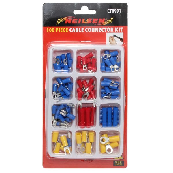 Cannon Tools, 100 Piece Cable Connector Kit - CT0991