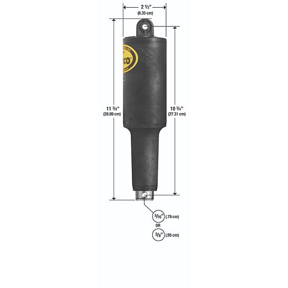 Lenco, 101 XD Actuator 21/4" Stroke (5.715 cm) - 12-Volt