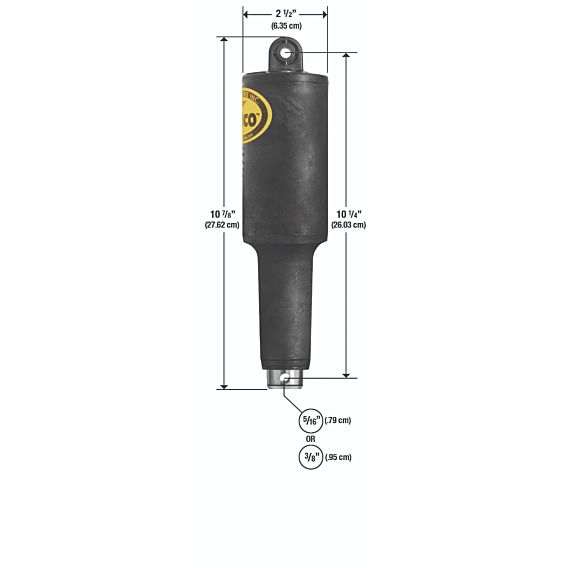 Lenco, 101 XDS (Short) Actuator 21/4" Stroke (5.715 cm) - 12-Volt