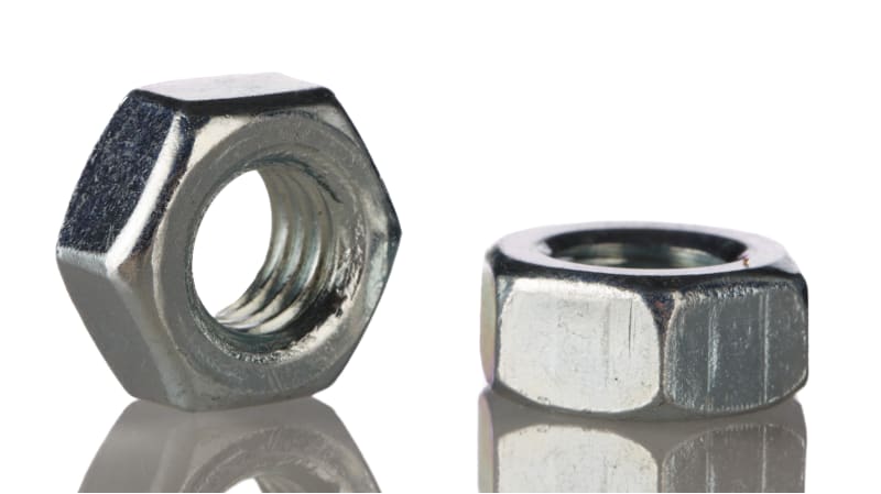 AquaMarine, 10mm Hex Nut Z/P 527-628  Q002711