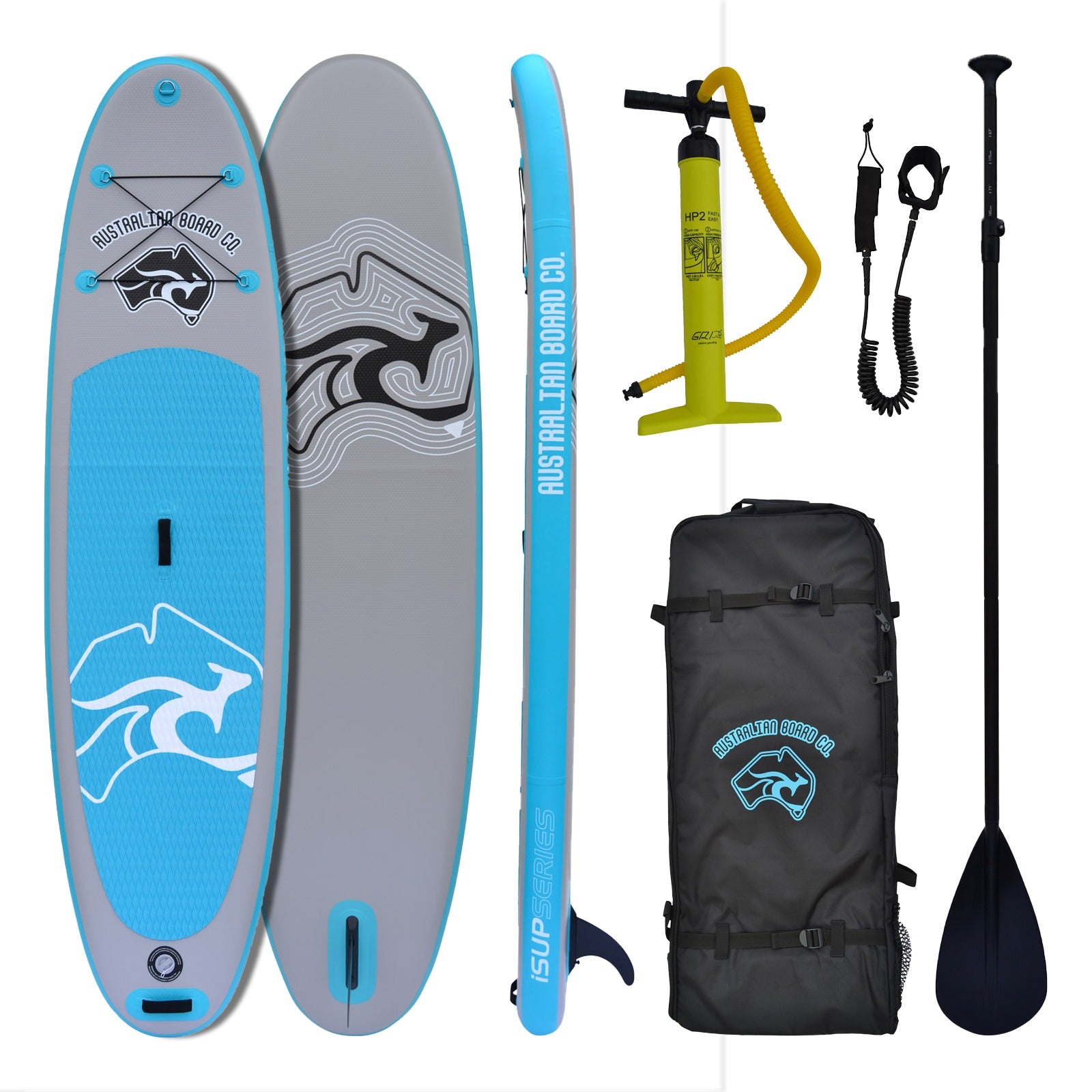 Circle One, 10′ 6″ Inflatable Stand Up Paddle (iSUP) Double-Layer Board Package by Australian Board Co