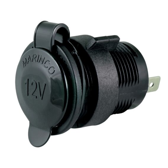 Marinco, 12V Receptacle, Black, OEM