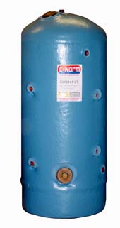 C-Warm, 141 litre Vertical Water Storage Heater Twin Coil, Twin Immersion Boss C-Warm CWM141-VT3 - this Supesedes Part No CWM141-V3