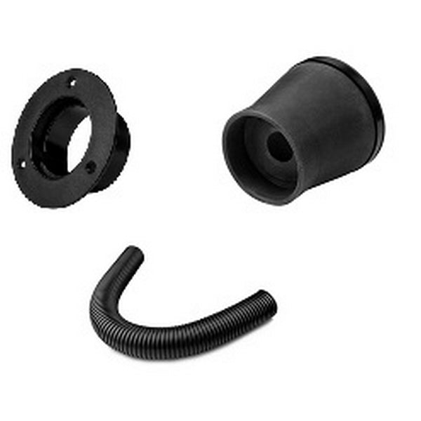 AquaMarine, 1M Black Engine Tube Kit For Steering Inc Tube Fitting For Transom & End Fitting