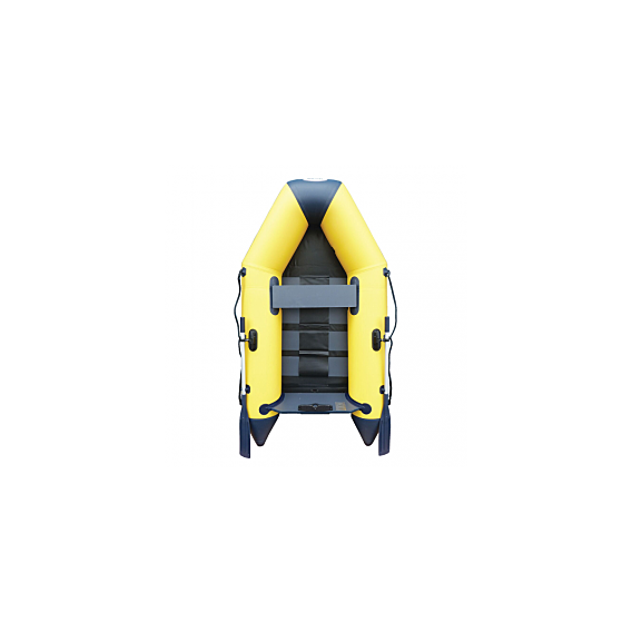 WavEco, 2.50m Yellow WavEco Ultra inflatable boat with a solid transom & slatted Floor