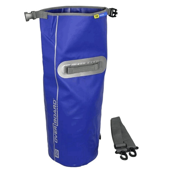 Overboard, 20 Litre Dry Tube Bag Blue Waterproof 40cm x 24cm