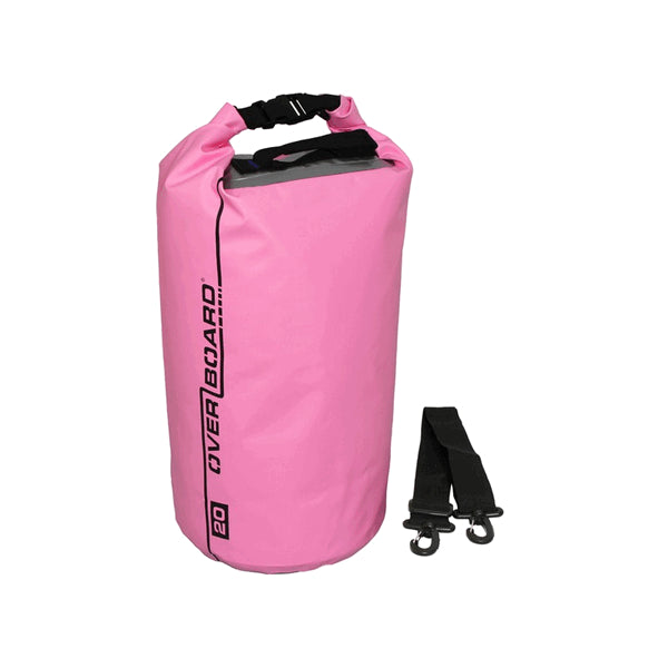 Overboard, 20 Litre Dry Tube Bag Pink Waterproof 40cm x 24cm