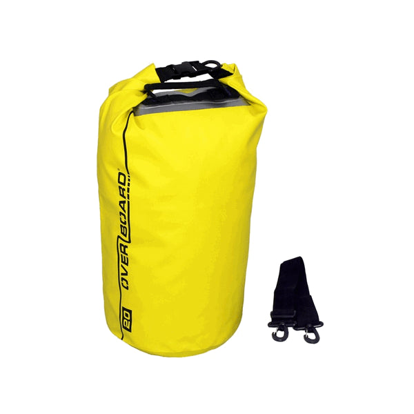 Overboard, 20 Litre Dry Tube Bag Yellow Waterproof 40cm x 24cm