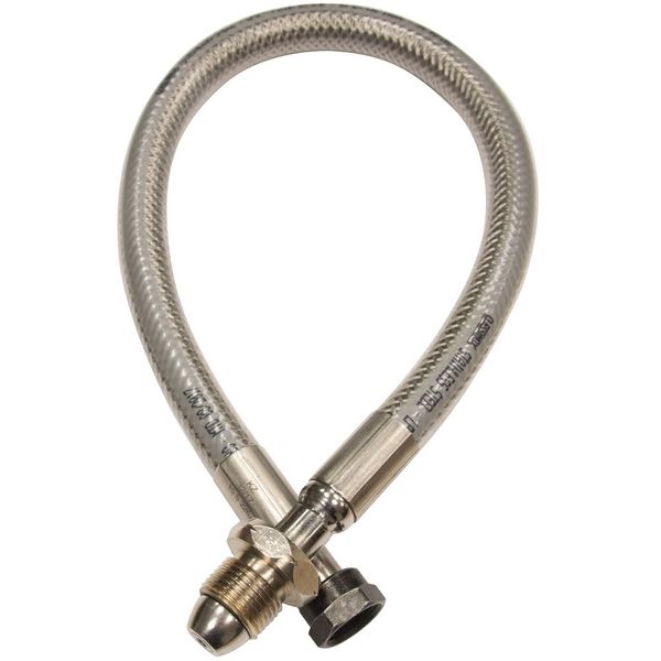 Clesse, 20" Stainless Pigtail W20 to Pol with Non-Return Valve - UUSSPT500MMNRV