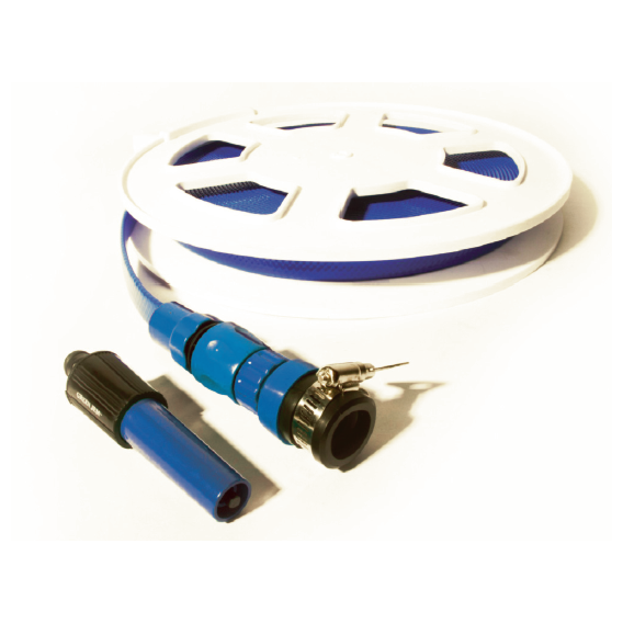 Waveline, 20M Marine Layflat White/Blue Reel