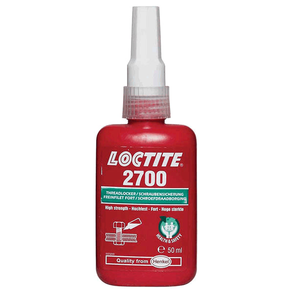 Loctite, 2700 High Strength Threadlocker Adhesive 5ml Bottle H&S Friendly  1960972  HK1960972