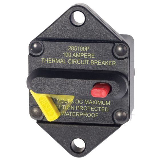 Blue Sea Systems, 285-Series Circuit Breaker - Panel Mount