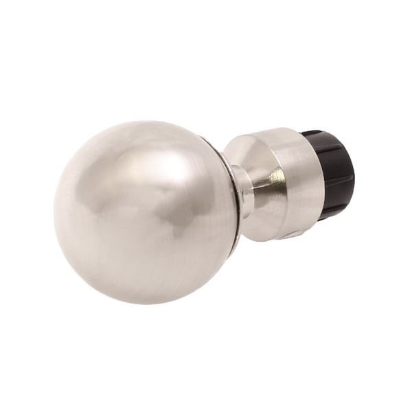 AG, 28mm Satin Silver Contract Ball Finial