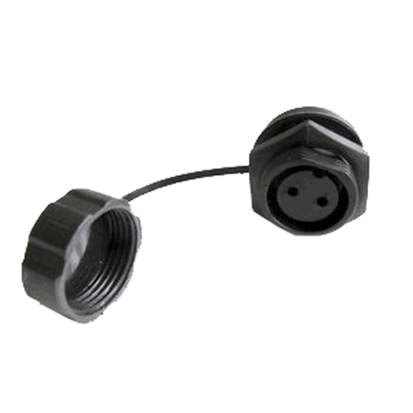 Index, 2Pin panel-mount socket with protective cap