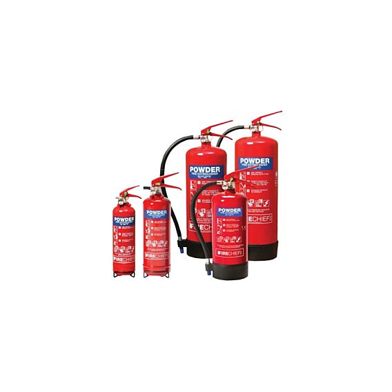 Fire Chief, 2kg ABC Dry Powder Extinguisher 13A 89B MED Approved