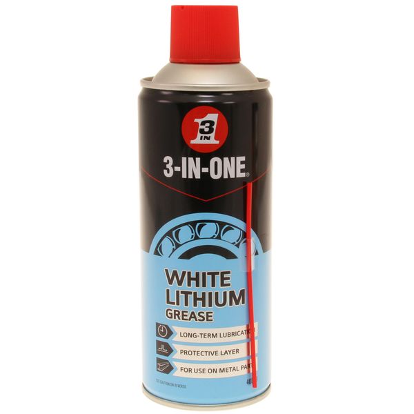 3-In-One, 3-In-1 400ml White Lithium Grease Spray