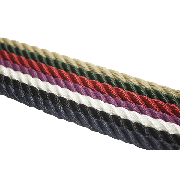 Southern Ropes, 3 Strand - Polyester 12mm - Black