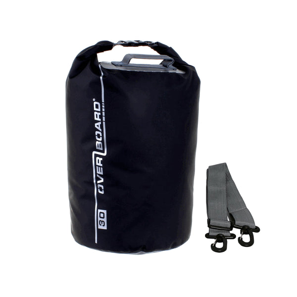 Overboard, 30 Litre Dry Tube Bag Black Waterproof 42cm x 29cm