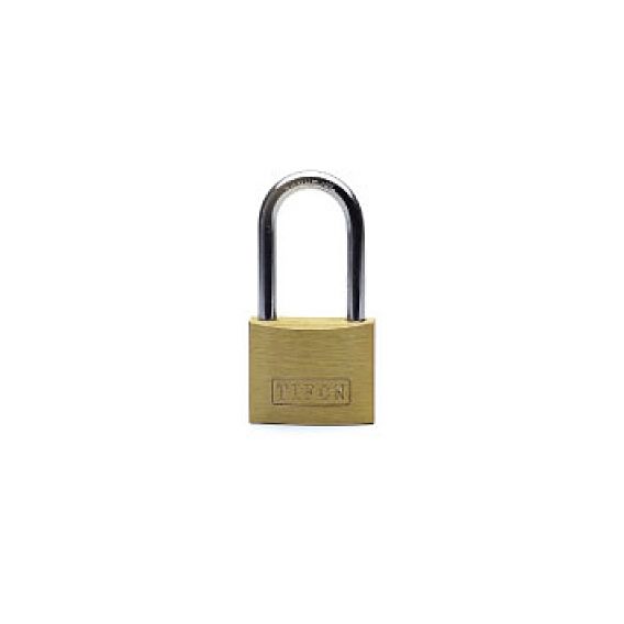 IFAM, 30mm Long Shackle brass padlock AISI 304 Hardened Shackle