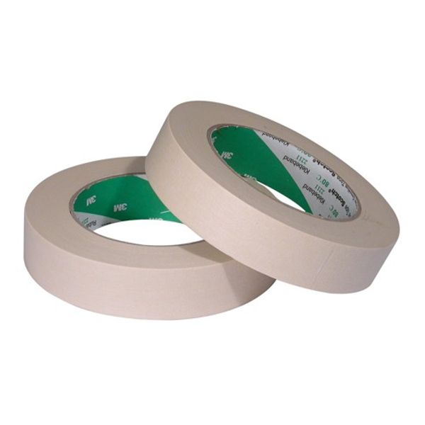 3M, 3M 201E General Masking Tape 18mm x 50m (Each)