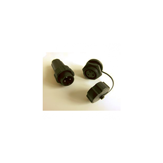 Index Marine, 3Pin Plug/socket pair (inc. protective cap for socket)