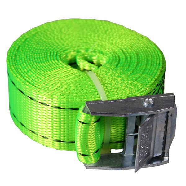 Jumbo, 3m Retainer Strap in Green with Buckle - TF-200300