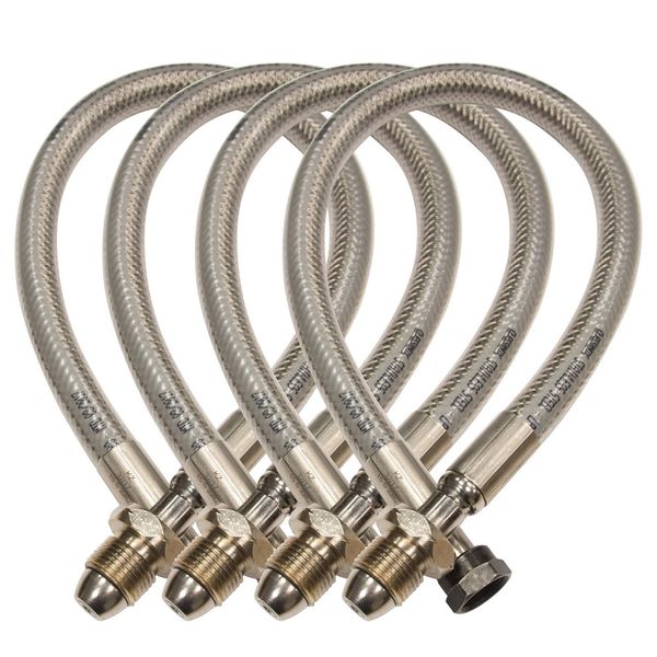 Clesse, 4 Cylinder Stainless Hose Kit