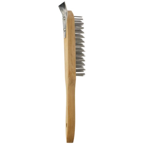 Lynwood, 4 Row Wire Brush with Scraper