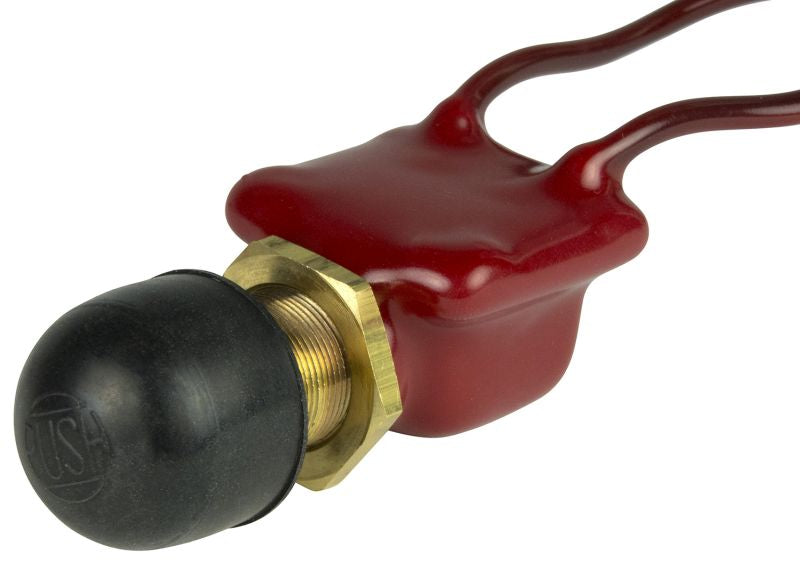 BEP MARINE, BEP 1001506 SPST PVC Coated Push Button Switch, 2 Position - Off/(On)