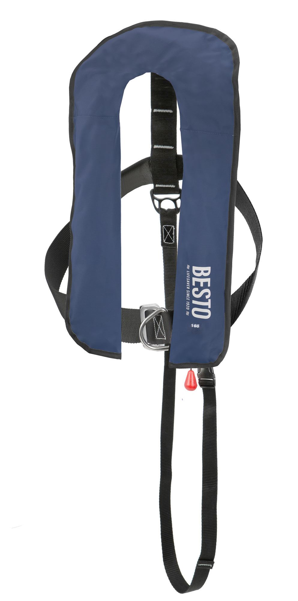 BESTO, Besto 165N Inflatable Lifejacket 165N 40+kg Adult in Navy, Red or Black