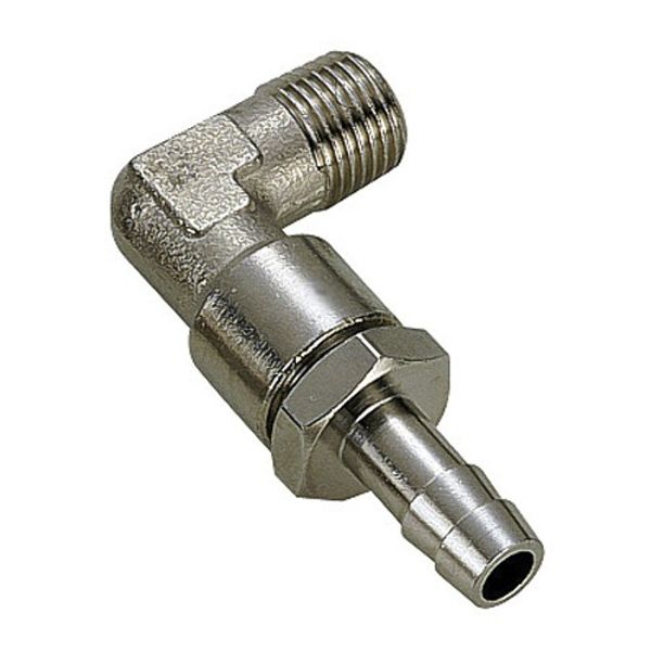 Can SB, Can 1/4" BSP 90 Degree Chrome Brass 10mm Hose Connector