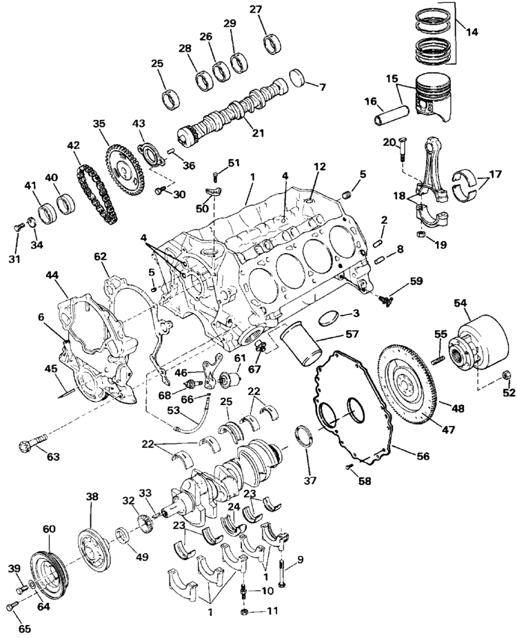 BRP OMC Johnson Evinrude, Evinrude Johnson OMC  Cobra Engine Part BEARING STD  0913741 913741