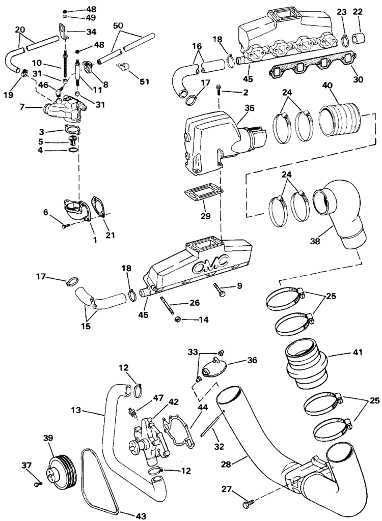 BRP OMC Johnson Evinrude, Evinrude Johnson OMC  Cobra Engine Part GASKET  0913783 913783