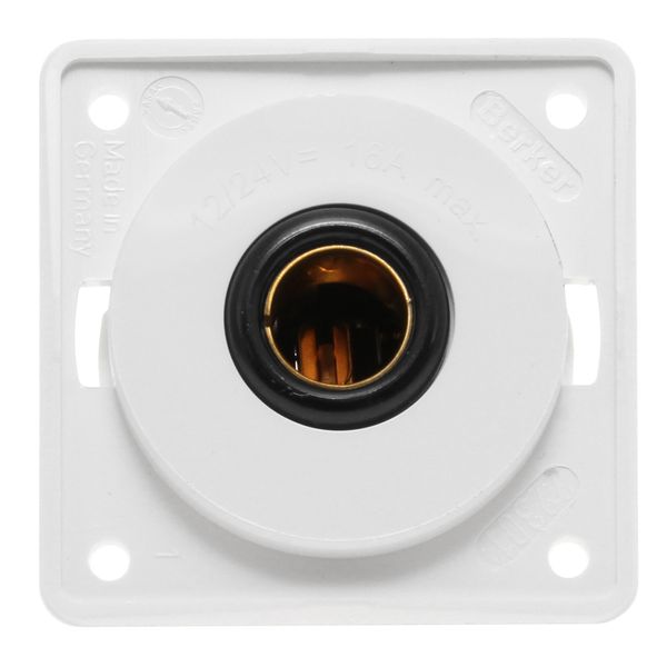 W4, W4 12V Single Pole Socket White (21223W)