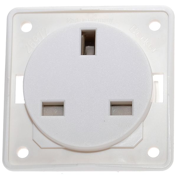 W4, W4 13 Amp Socket White (21221W)