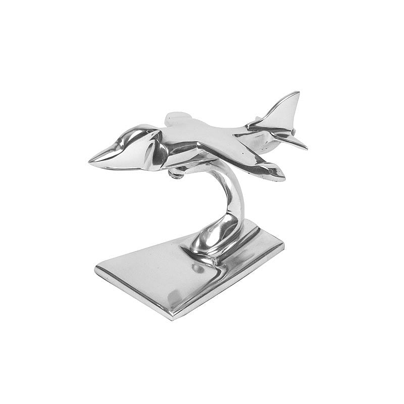 Nauticalia, Wingspan Aluminium Sea Harrier Sculpture